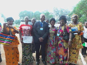 Mathematician Dr. Gaston N'Guerekata in the Central African Republic