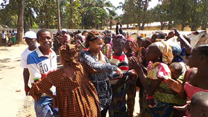 Girls in the Central African Republic (photo courtesy of mathematician Dr. Gaston N'Guerekata)