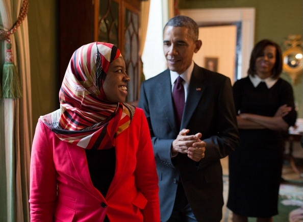 Saheela Ibraheem is a girl whom President Obama honored. She is making a video to support Equations of Peace, Girls Equal Math